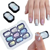 Paleta de Gel Miss Forever 9 Cores Ombre Sem Limpeza Paleta de Gel Miss Forever 9 Cores Ombre Sem Limpeza