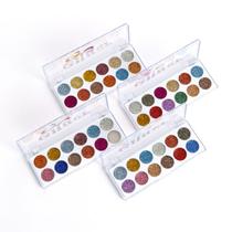 Paleta de glitter 12 cores vivai