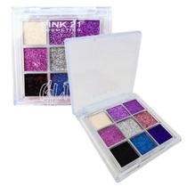 Paleta De Glitter Pink 21 Color 3 7,2G - Pink 21 Cosmetics