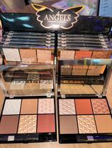 Paleta de iluminador e contorno - 6 cores - angels