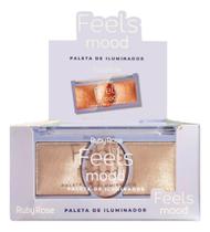 Paleta De Iluminador Feels Mood HB-7530/2 Ruby Rose 15,9G