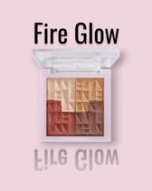Paleta de Iluminador Glow Ruby Rose - Brilho Natural Cor:Fireglow