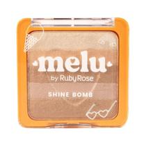 Paleta de Iluminador Shine Bomb Melu Crunchy Ruby Rose 7,5g