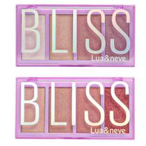 Paleta de Iluminadores Bliss com 4 núcleos Lua e Neve (LN01010)