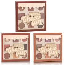 Paleta de maquiagem choco fun fenzza cor dark chocolate