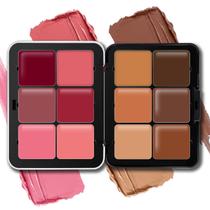 Paleta de Maquiagem HOSAILY 12 Cores - Creme, Blush e Corretivo