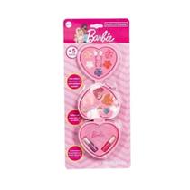 Paleta de Maquiagem Infantil Love Barbie Multikids - BR2426 Paleta de Maquiagem Infantil Love Barbie Multikids - BR2426