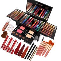 Paleta de maquiagem UNIFULL 190 cores com acessórios para mulheres Paleta de maquiagem UNIFULL 190 cores com acessórios para mulheres