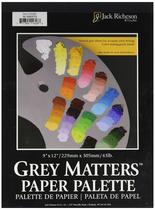 Paleta de papel Jack Richeson Grey Matters 50 folhas 23x30cm Paleta de papel Jack Richeson Grey Matters 50 folhas 23x30cm