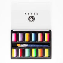 Paleta de pintura facial Kraze FX Flower Bouquet, kit de 12 cores