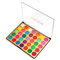 Paleta de sombra colorful 35 cores high gloss colorida - miss rosê