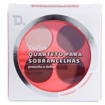 Paleta De Sombra Dailus Quarteto Para Sobrancelhas