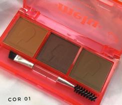 Paleta de sombra de sobrancelha melu 1 unidade Paleta de sombra de sobrancelha melu 1 unidade