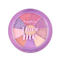 Paleta de Sombra e Iluminador Ruby Rose I Love Me