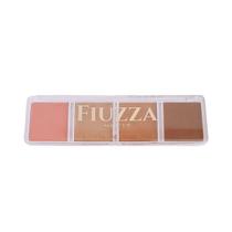 Paleta de sombra fiuzza nude feminino 4 cores