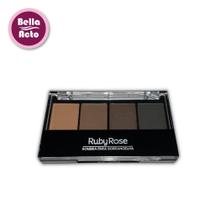 Paleta de Sombra Para Sobrancelhas - Ruby Rose Paleta de Sombra Para Sobrancelhas - Ruby Rose