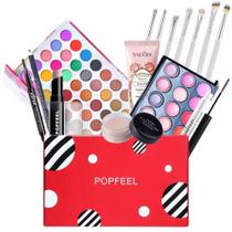 Paleta de Sombra PopFeel, Lip Gloss Set, batom, corretivo, blush, ElaShopp