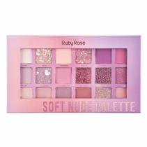 Paleta De Sombra Soft Nude Ruby Rose Hb 1045