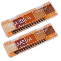 Paleta De Sombra Sweet Belle Angel Com 5 Cores Nude Paleta De Sombra Sweet Belle Angel Com 5 Cores Nude