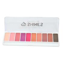 Paleta de Sombras 10 Cores Neutras Shines