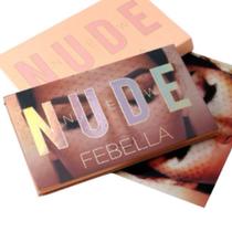 Paleta de sombras 18 Cores Nude de alta pigmentação