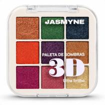 Paleta De Sombras 3D Jasmyne Ultra Brilho Ref.: J0131 Paleta De Sombras 3D Jasmyne Ultra Brilho Ref.: J0131