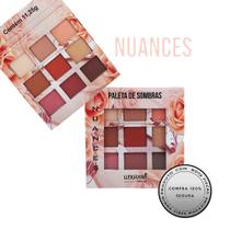 Paleta De Sombras 9 Cores Nuances Ludurana