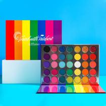 Paleta de sombras Afflano Rainbow Matte Shimmer 35 cores