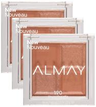 Paleta de sombras Almay Shadow Squad Unapologetic (pacote com 3)