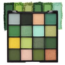 Paleta de sombras AMY'S DIARY Green Glitter 16 cores