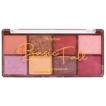 Paleta de sombras Basic Fall 8 cores Ruby Rose