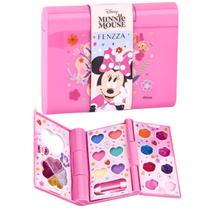Paleta de Sombras Brilho Infantil Disney Minnie Fennza Menina Maquiagem Paleta de Sombras Brilho Infantil Disney Minnie Fennza Menina Maquiagem