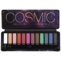 Paleta de Sombras BYS Cosmic - 12 Tons Cintilantes com Espelho