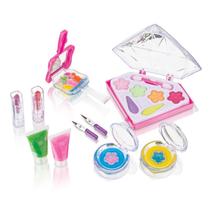 Paleta de Sombras C/ Gloss E Batom Diamond Maquiagem Infantil Make Up Teen - Fenzza Paleta de Sombras C/ Gloss E Batom Diamond Maquiagem Infantil Make Up Teen - Fenzza