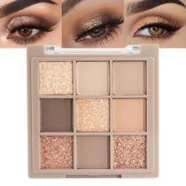 Paleta de sombras CAKAILA 9 cores Rose Gold Matte Shimmer Paleta de sombras CAKAILA 9 cores Rose Gold Matte Shimmer