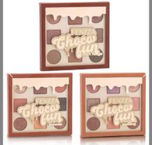 paleta de sombras choco fun - fenzza cor dark fun