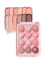 Paleta de sombras COLORGRAM Pin Point 01 Peach+Coral