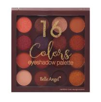 Paleta de sombras colors 16 cores belle angel cor b