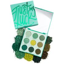 Paleta de Sombras ColourPop Just My Luck - 9 Tons de Verde