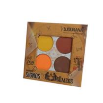 Paleta de sombras com 4 Tons Ludurana Signos Gêmeos