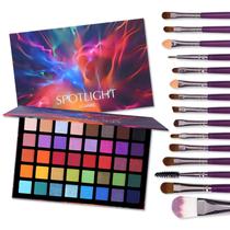 Paleta de sombras de olhos+Conjunto de pincéis de olhos de 15 unidades UCANBE Spotlight Paleta de sombras de olhos+Conjunto de pincéis de olhos de 15 unidades UCANBE Spotlight
