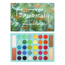 Paleta de sombras Docolor Tropical 34 cores à prova d'água