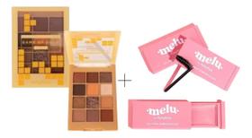 Paleta De Sombras E Gel Para Sobrancelhas Melu Paleta De Sombras E Gel Para Sobrancelhas Melu