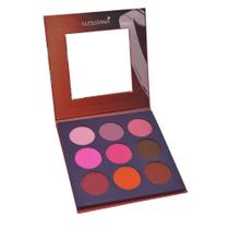 Paleta de Sombras Efeito Matte Fancy 9 Cores Ludurana B00245