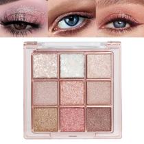 Paleta de sombras FLYEEO Pink Brown Violet Sparkly Makeup Paleta de sombras FLYEEO Pink Brown Violet Sparkly Makeup