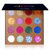Paleta de sombras Glitter UCANBE Pro 16 cores para rosto e corpo Paleta de sombras Glitter UCANBE Pro 16 cores para rosto e corpo