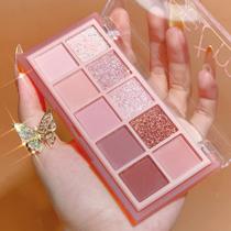 Paleta de sombras Go Ho 10 Colors Matte Glitter Shimmer Paleta de sombras Go Ho 10 Colors Matte Glitter Shimmer
