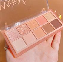 Paleta de sombras Go Ho 10 Colors Matte Glitter Shimmer