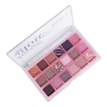 Paleta De Sombras Hb1084 Secret Glow 18 Cores Ruby Rose