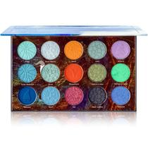 Paleta de Sombras Intensas NOMAD - Fogo e Gelo (15 cores) Paleta de Sombras Intensas NOMAD - Fogo e Gelo (15 cores)